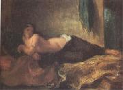 Eugene Delacroix Odalisque (mk05) Spain oil painting artist